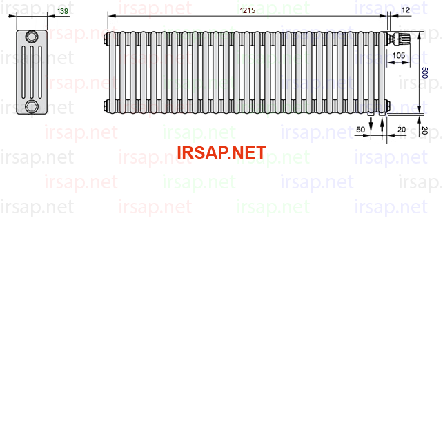 Радиатор IRSAP Tesi 40500/27 T25 CL 01